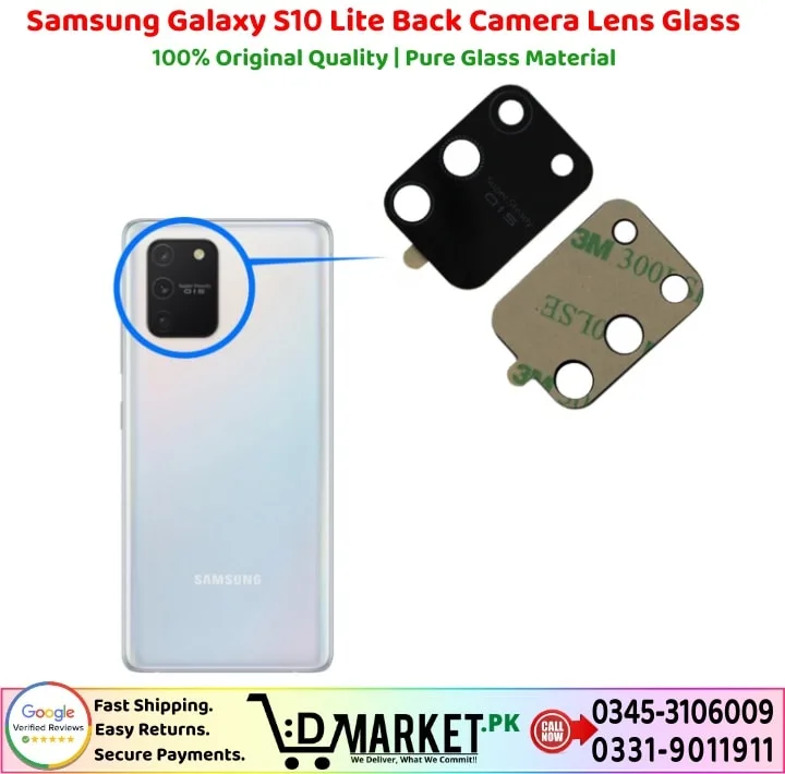Samsung S10 Lite Kamera Camı