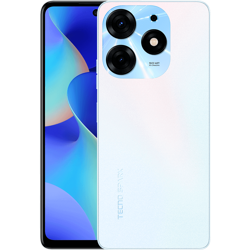 Tecno Spark 10 Pro Parmak İzi Beyaz