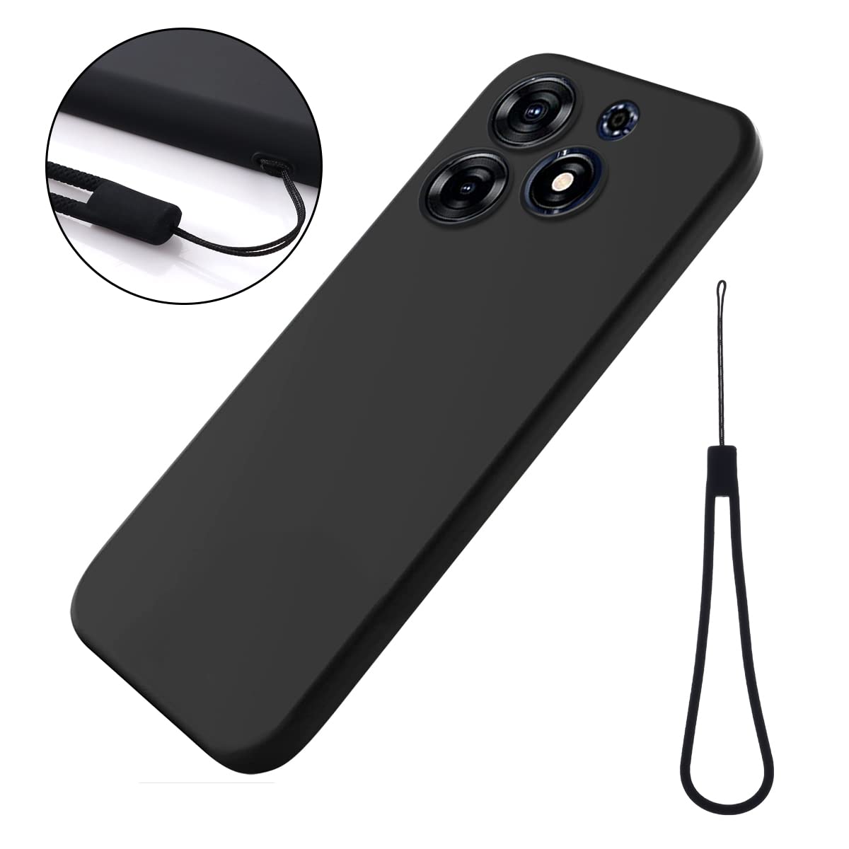 Tecno Spark 10 Pro Sim Kapağı Siyah
