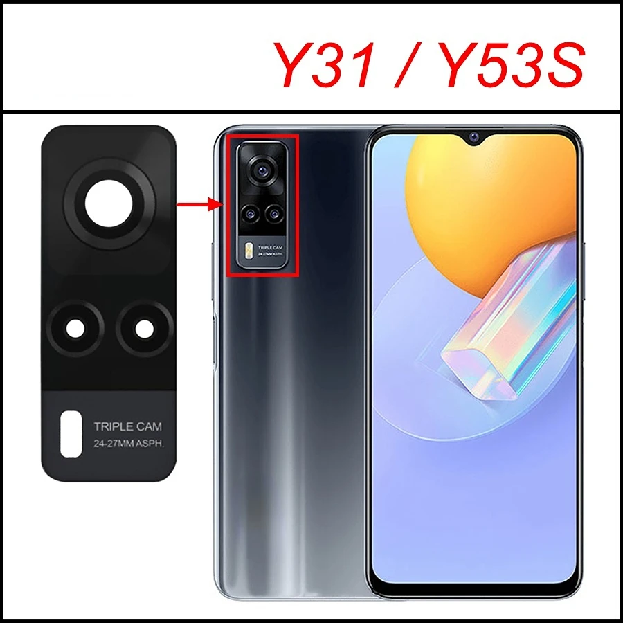 Vivo Y53S Y31 Kamera Camı