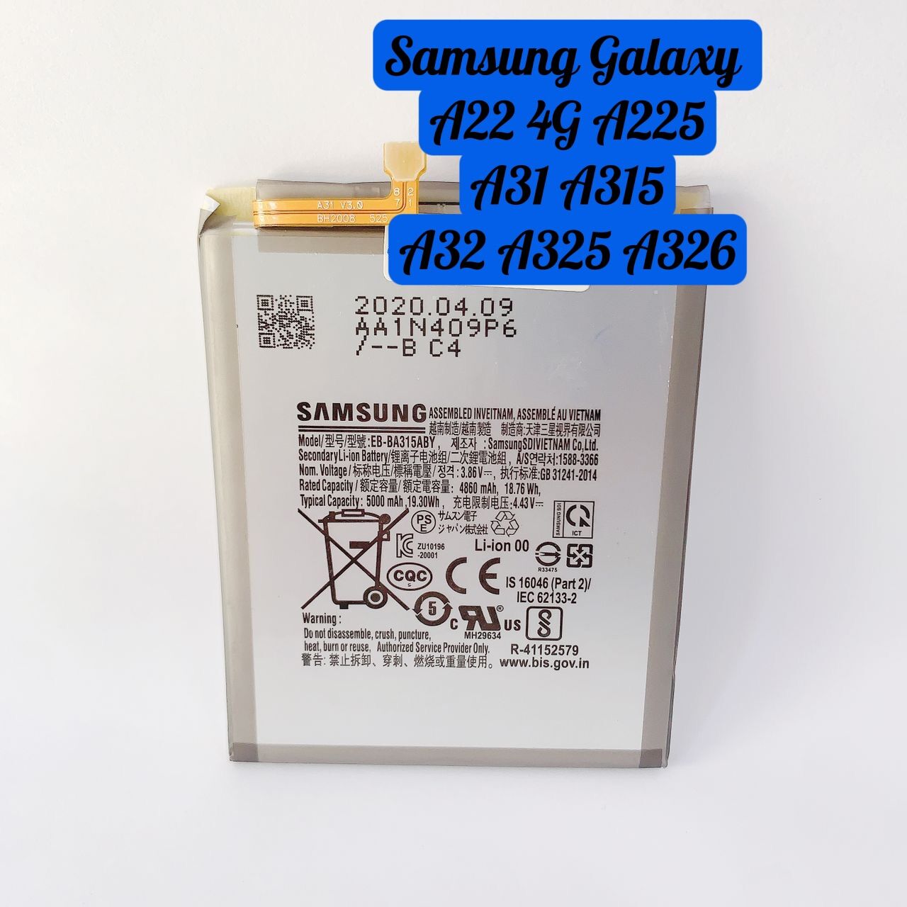 Samsung A31 A315 A32 A325 A22 A225 EB-BA315ABY NewPower Batarya