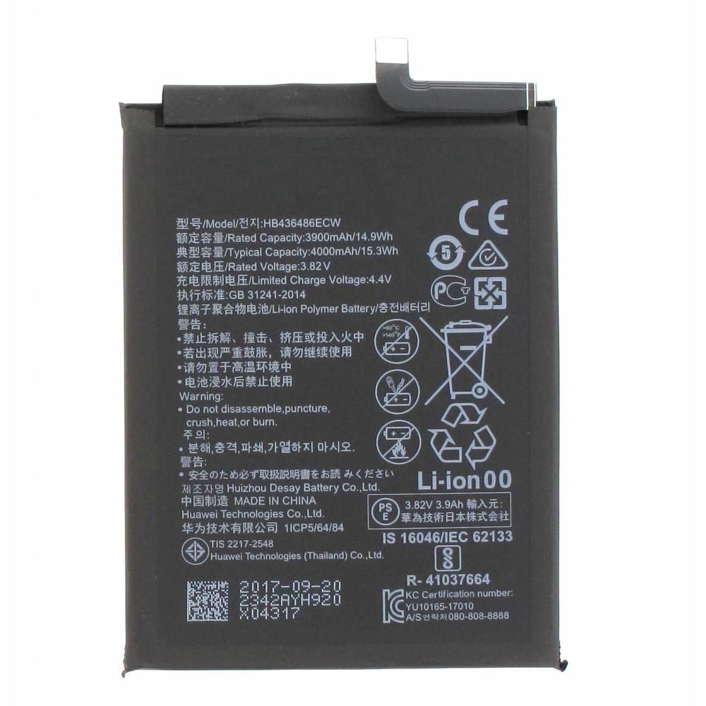 Huawei Mate 10 Mate 10 Pro Mate 20 P20 Pro HB436486ECW NewPower Batarya