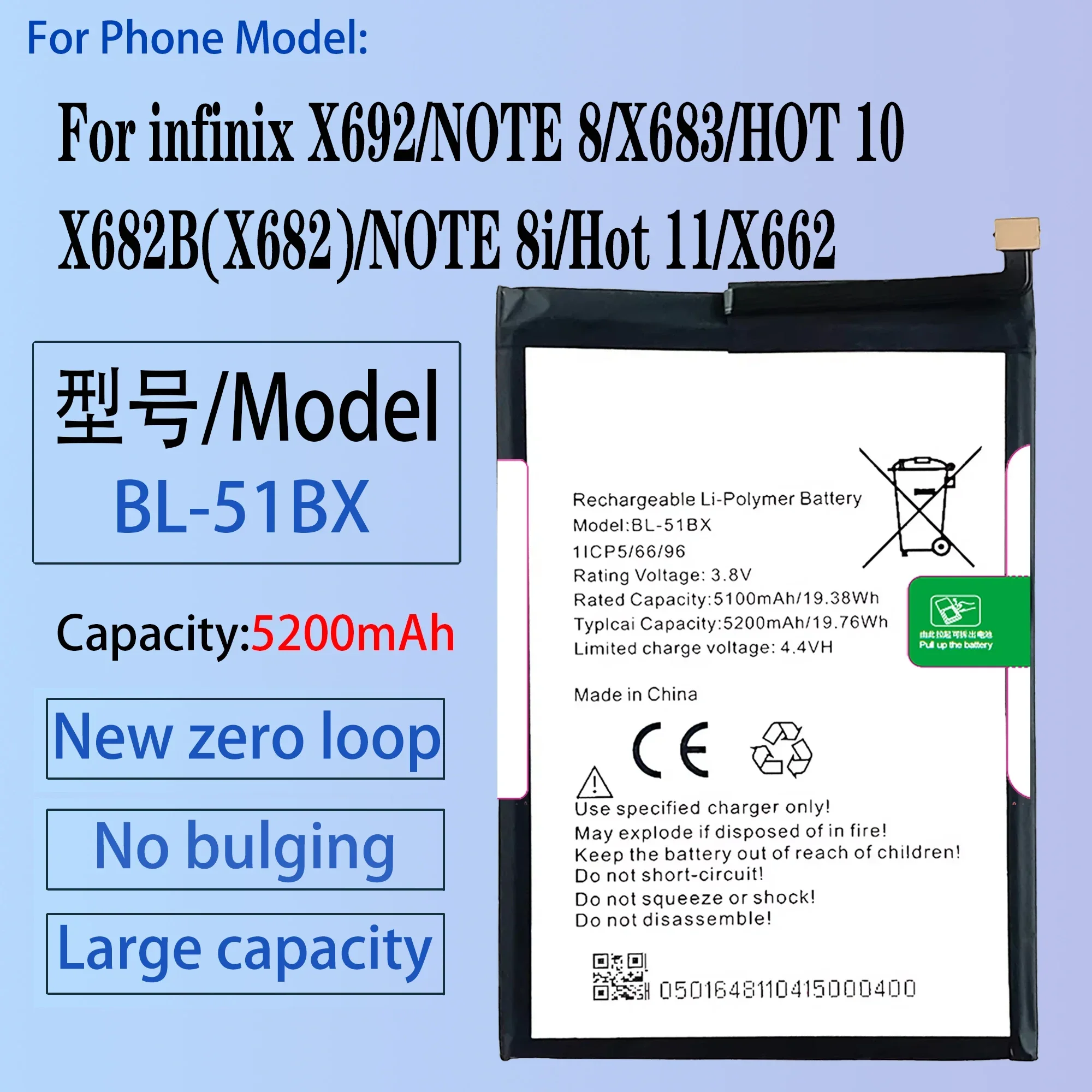 İnfinix Hot 8 8İ Hot 10 Hot 11 NewPower Batarya