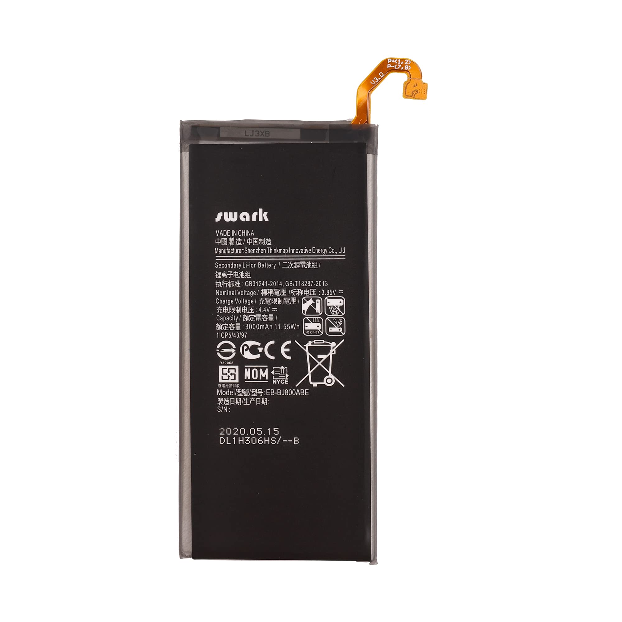 Samsung J600 J810 A600 EB-BJ800ABE NewPower Batarya