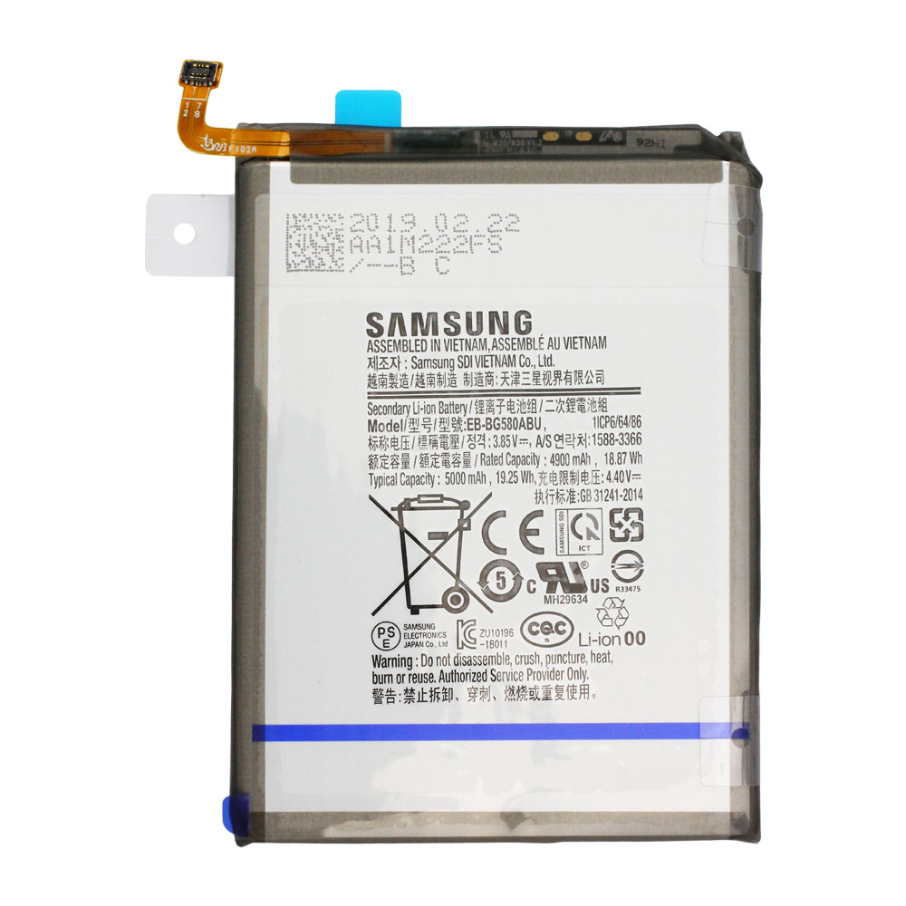 Samsung M20 M205 M30 M305 EB-BG580ABU NewPower Batarya