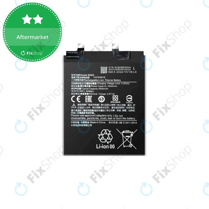 Xioami Mİ 11 Ultra Mİ 11 Pro Bm55 NewPower Batarya