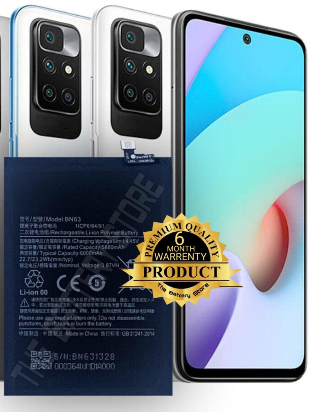 Redmi 10 BN63 NewPower Batarya