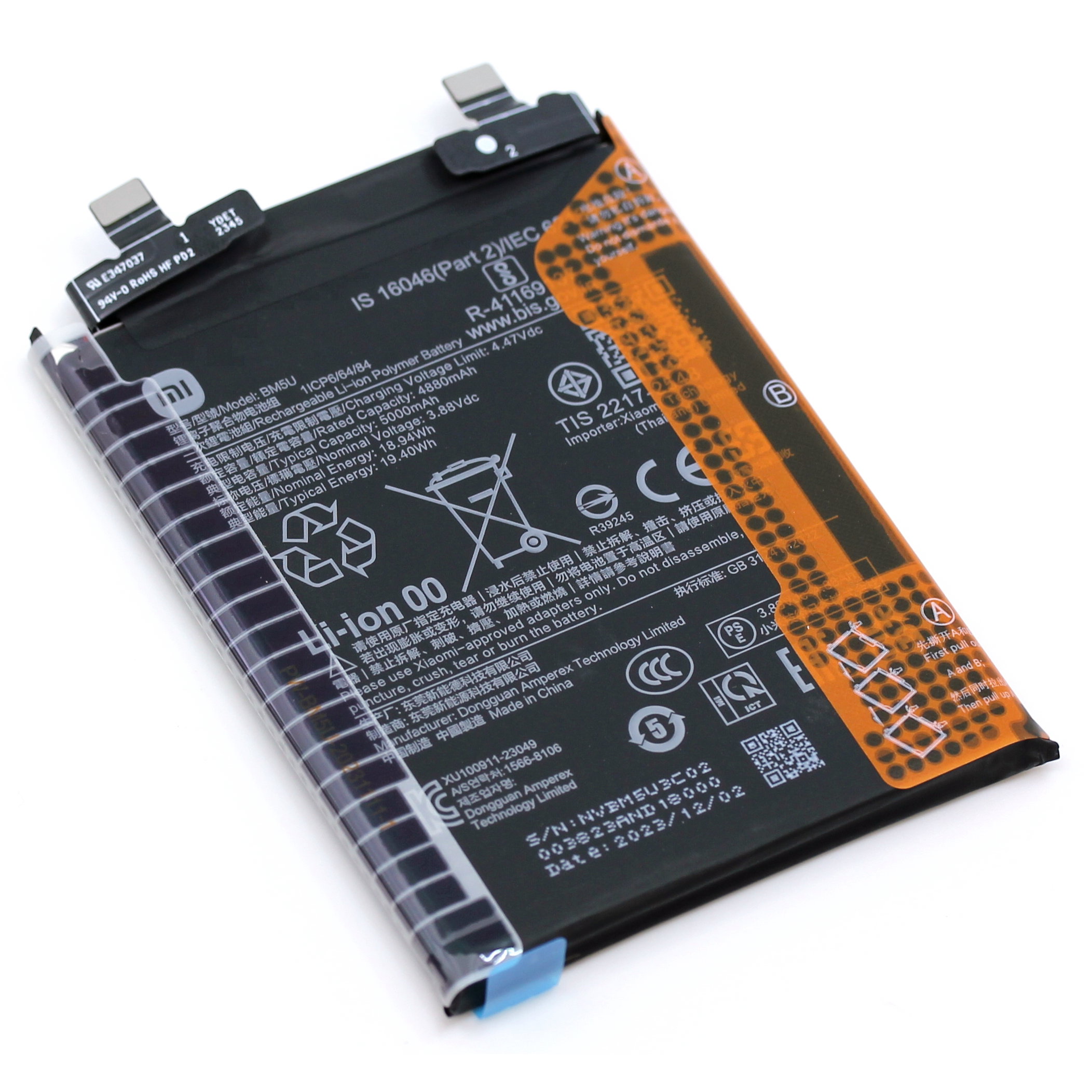 Redmi Note 13 Pro Plus BM5U NewPower Batarya