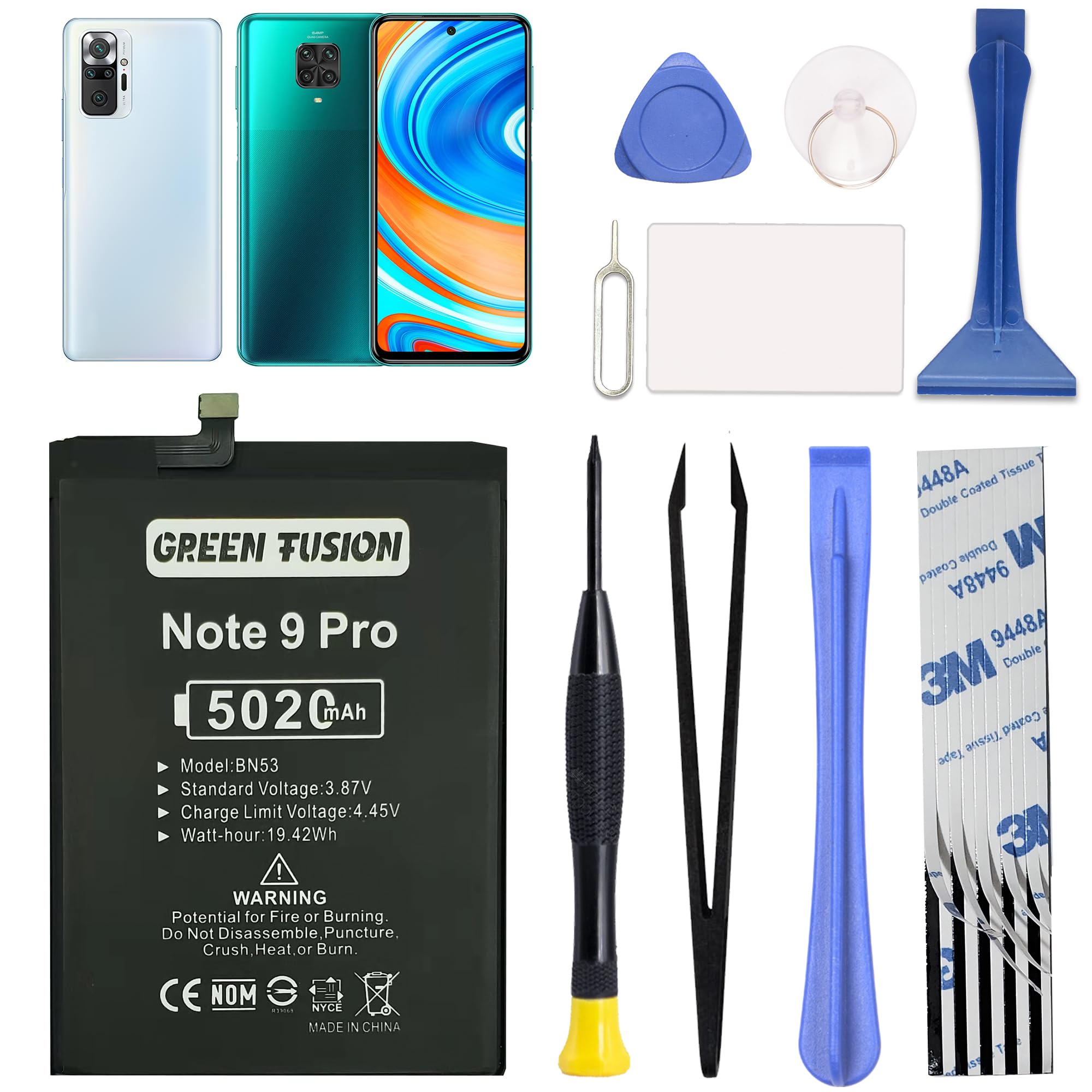 Redmi Note 9 Pro Note 10 Pro Bn53 NewPower Batarya