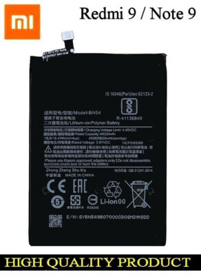 Redmi Note 9 Redmi 9 BN54 NewPower Batarya