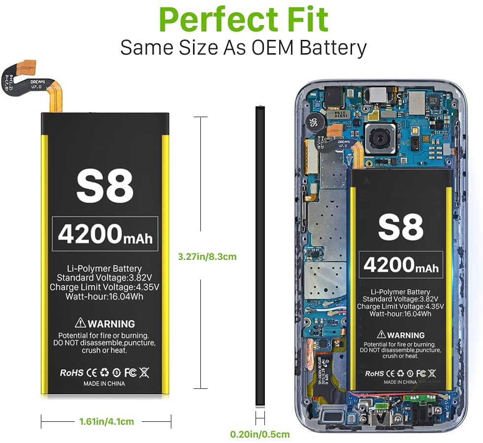 Samsung S8 G950 EB-BG950ABE NewPower Batarya