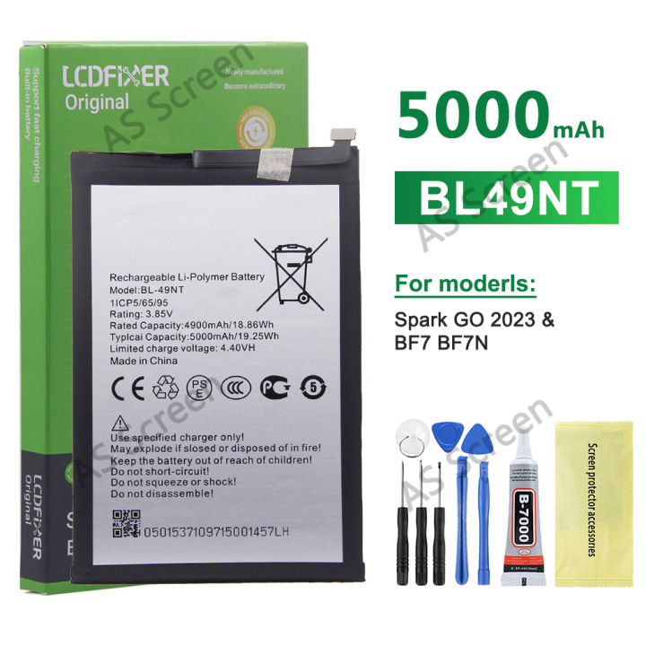 Tecno Spark Go 2024 BL-49NT Newpower Batarya