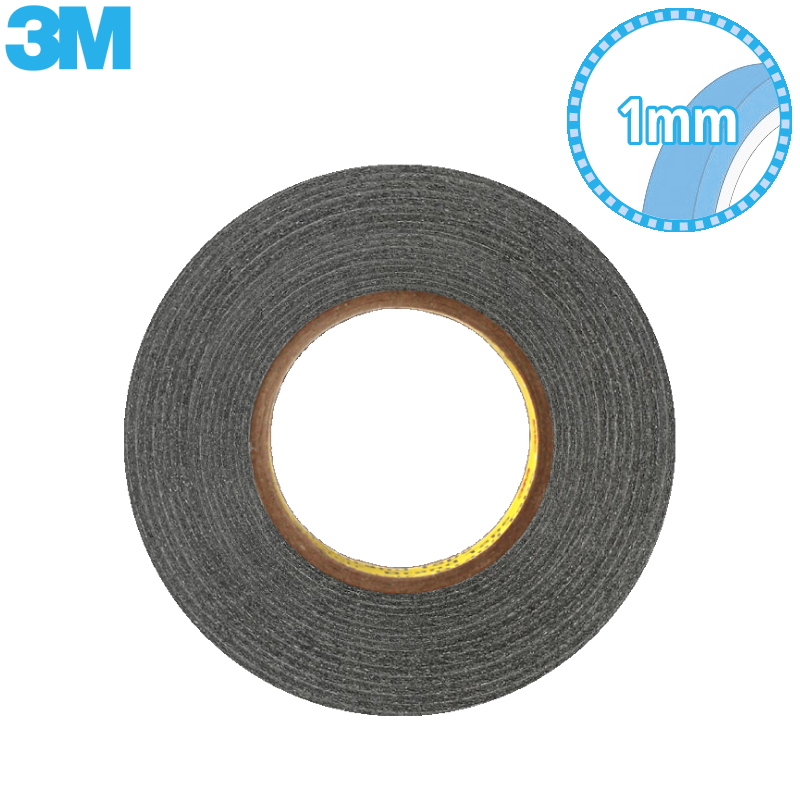 3M Siyah Çift Taraflı Bant 1Mm