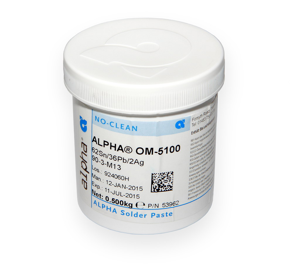 Alpha Om5100 183 Derece Beyaz Box Sıvı Lehim