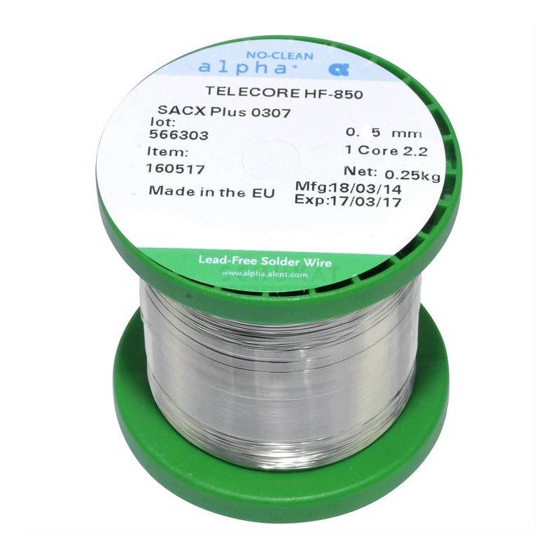 Alpha Sn63 Pb37 Hf-850 Lehim Teli 0,5Mm 250G