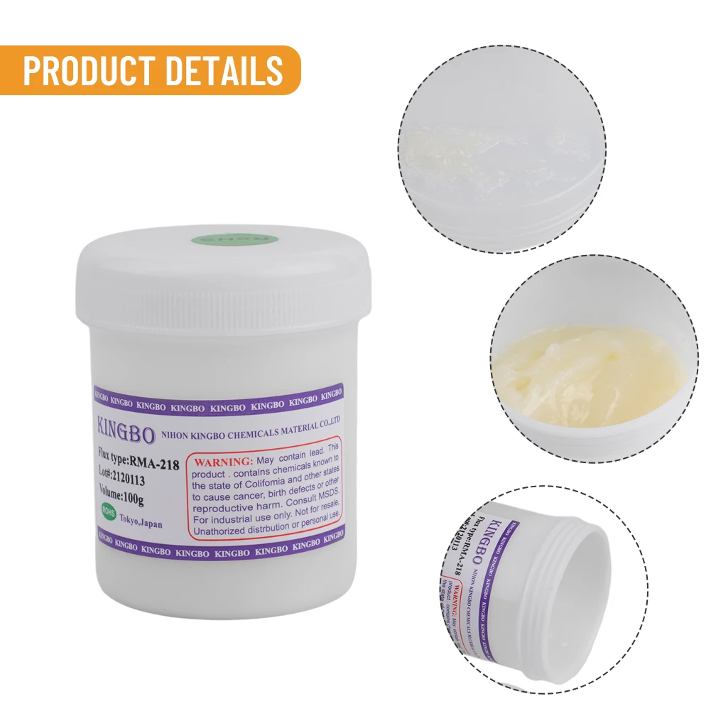 Kingbo Rma-218 100G Beyaz Flux