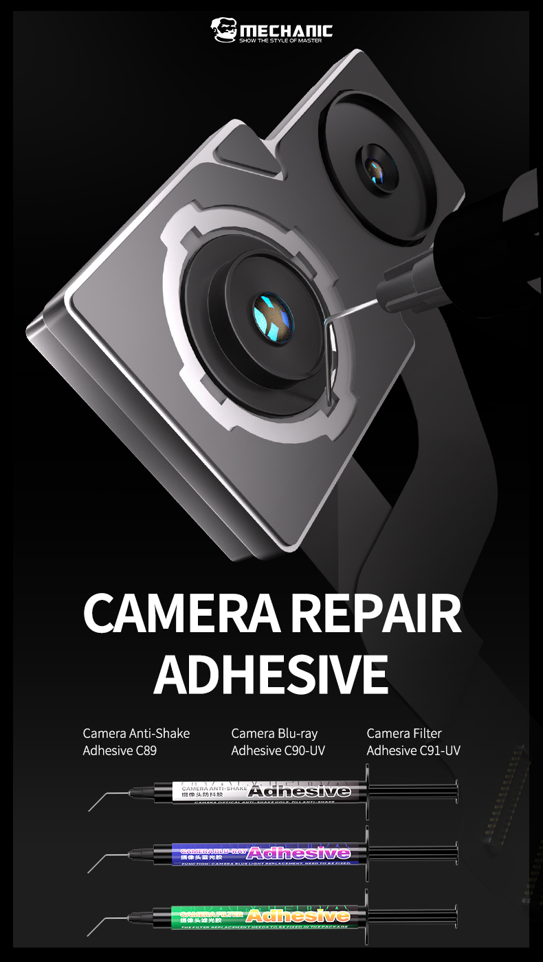 Mechanic C89 Kamera Titreşim Önlemek için Yapıştırıcı