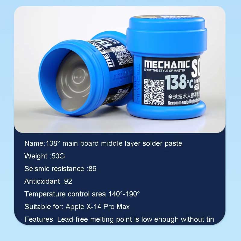 Mechanic Dw50 Lw50 50g 138 Derece Sıvı Lehim