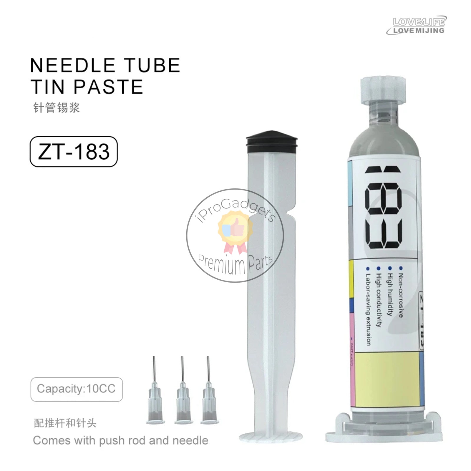 Mijing 138 Derece 10cc Şırınga Sıvı Lehim