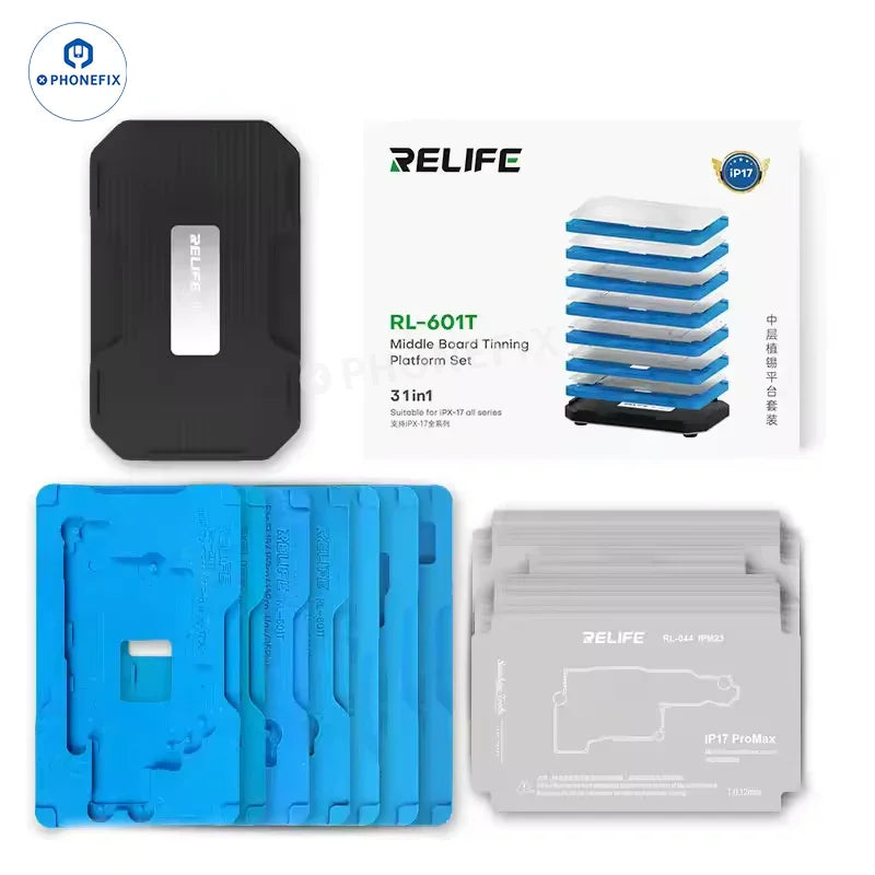 Relife Rl-601T Iph X - 17 Pro Max Orta Katmanlı Anakart Kalıp
