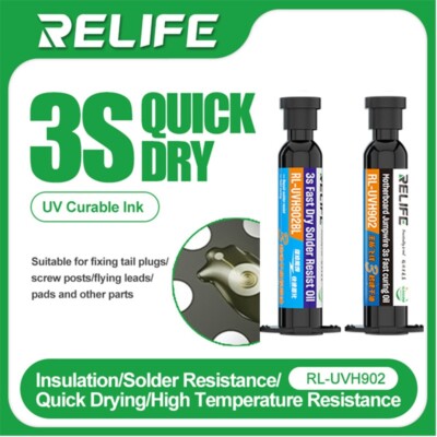 Relife Rl-Uvh902 3s Hızlı Kuruyan Şeffaf Uv Flux