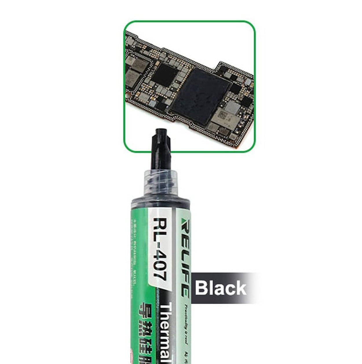 Relite Rl-407 20G Termal Macun 6W Siyah