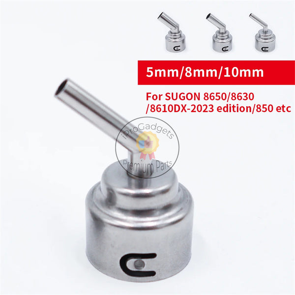 Sugon Nozul Seti Eğri Üfleme Havya Ucu (8610DX Pro/ 8620DX Pro/ 8630 Pro/ 8650)