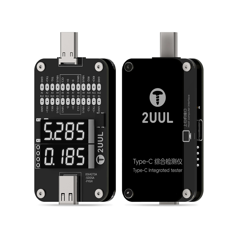 2UUL PW32 Type-C Şarj Soketi Test Aparatı