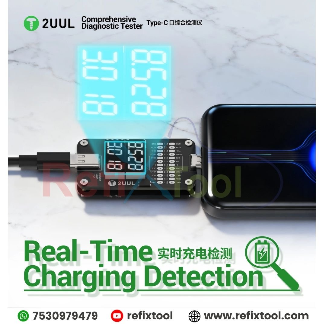 2UUL PW32 Type-C Şarj Soketi Test Aparatı