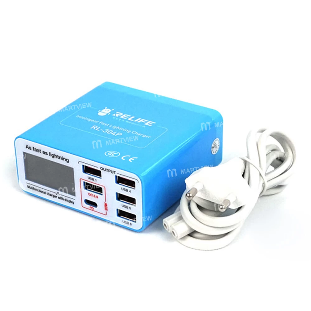 Relife Rl-304P 6 Port Usb Tester