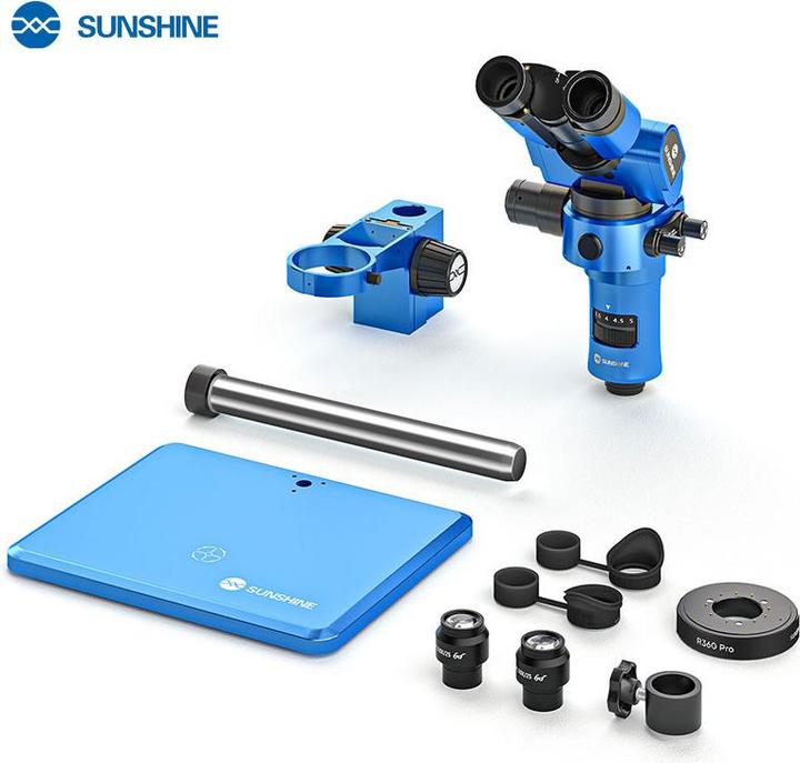 Sunshine R360 Pro Mavi Mikroskop