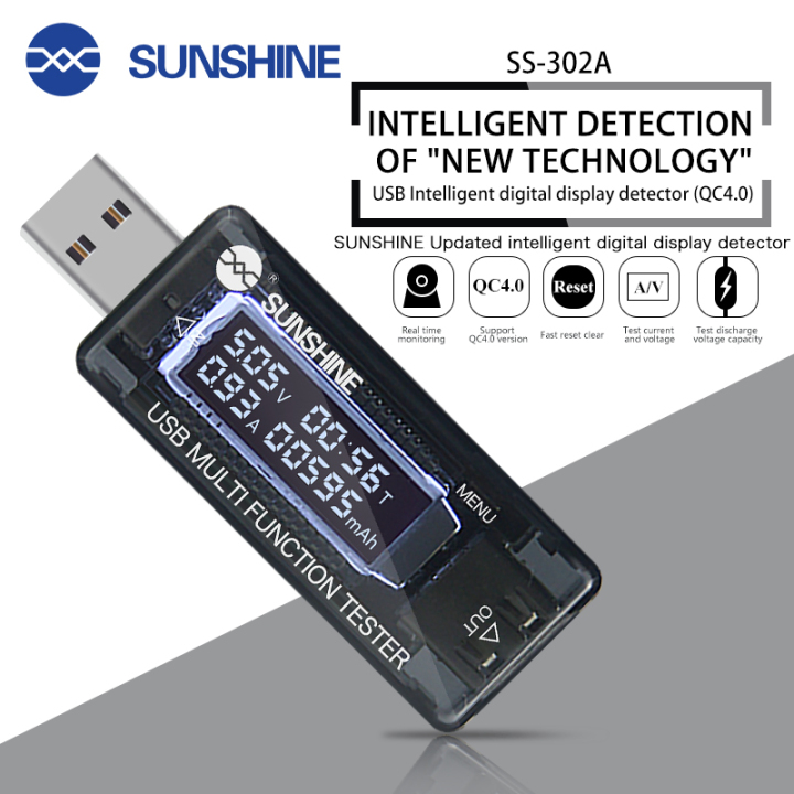 Sunshine Ss-302A Usb Voltaj Ölçücü