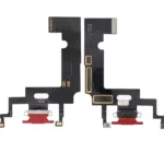 iPhone XR ile Uyumlu Şarj Bağlantı ve Mikrofon Filmi Kırmızı (Orijinal)