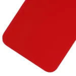 iPhone XR İçin Uyumlu Arka Cam Kırmızı (Logolu / Büyük Kamera Deliği)