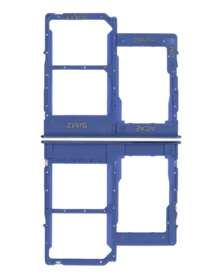 Samsung Galaxy A31 ile Uyumlu Çift Sim Kart Tepsisi (A315 / 2020) (Mavi)