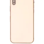 İphone XS İle Uyumlu Kasa Kapak Set Gold İçi Boş (Logolu) 1/1 Kasa