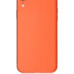 İphone XR İle Uyumlu Kasa Kapak Set Turuncu İçi Boş (Logolu) 1/1 Kasa