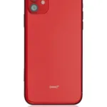 İphone 11 İle Uyumlu Kasa Kapak Set Kırmızı İçi Boş (Logolu) 1/1 Kasa