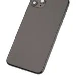 İphone 11 Pro Max İle Uyumlu Kasa Kapak Set Siyah İçi Boş (Logolu) 1/1 Kasa