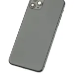 İphone 11 Pro Max İle Uyumlu Kasa Kapak Set Siyah İçi Boş (Logolu) 1/1 Kasa
