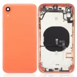 İphone X İle Uyumlu Kasa Kapak Set Siyah İçi DOLU (Logolu) Orijinal Kasa