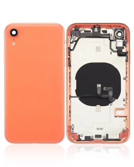İphone X İle Uyumlu Kasa Kapak Set Siyah İçi DOLU (Logolu) Orijinal Kasa