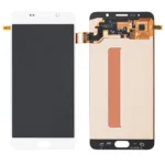 Samsung Galaxy Note 5 İle Uyumlu Çerçevesiz Ekran Dokunmatik (Beyaz) (Orjinal)