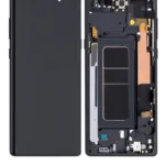 Samsung Galaxy Note 9 İle Uyumlu Çerçeveli Ekran Dokunmatik (Gece ​​Yarısı Siyahı) (Orijinal)