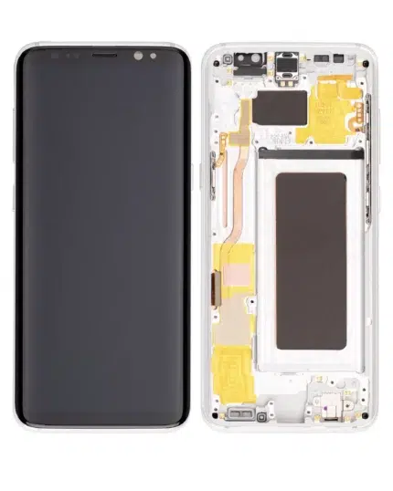 Samsung Galaxy S8 İçin Uyumlu Çerçeveli OLED Montajı (Servis Paketi) (Arktik Gümüş) 2938718