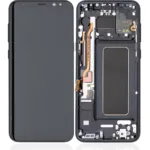 Samsung Galaxy S8 Plus (Aftermarket Plus) (Gece ​​Yarısı Siyahı) İçin Uyumlu Çerçeveli OLED Montajı  2755403