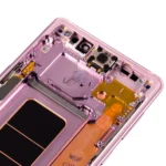 Samsung Galaxy Note 9 (Servis Paketi) (Lavanta Moru) İçin Uyumlu Çerçeveli OLED Montajı  3601985