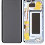 Samsung Galaxy S8 İle Uyumlu Ekran Dokunmatik Çerçeveli  (Mercan Mavisi) (Oled)