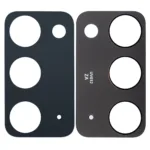 Arka Kamera Lensi (Yalnızca Cam) Yapışkanlı Uyumlu Samsung Galaxy Note 20 (Mistik Gri)