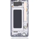 Samsung Galaxy S10 Plus İle Uyumlu Ekran Dokunmatik Çerçeveli (Prizma / Seramik Siyah)